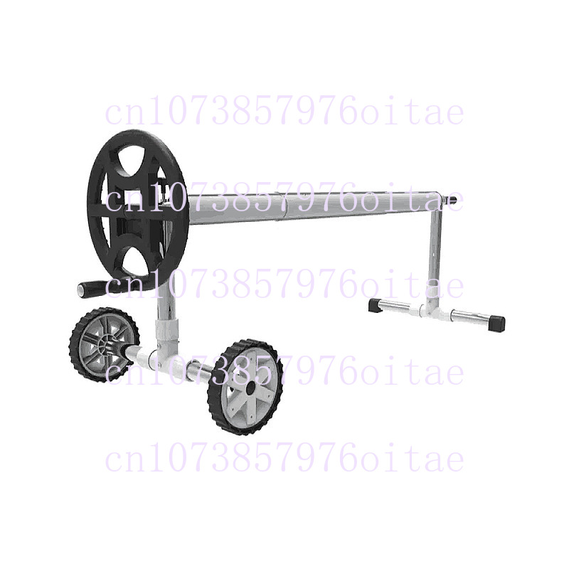 Reel Cover - Penutup Kolam Renang Aluminium Hitam yang